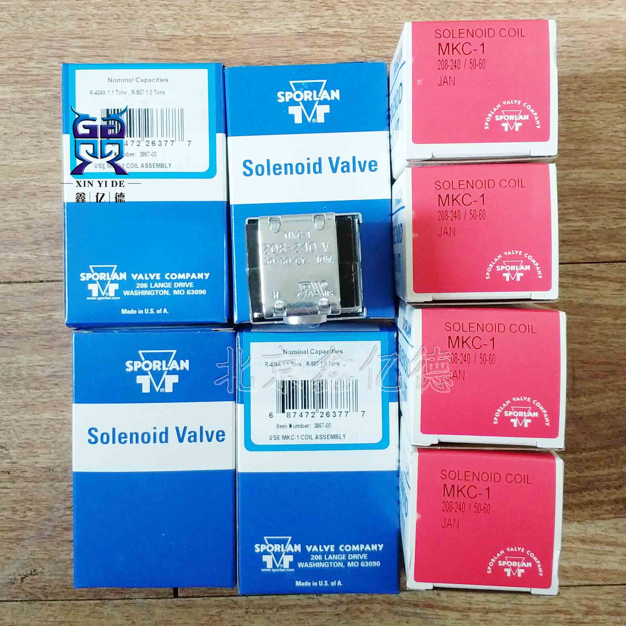 SPORLAN斯波兰MKC-1电磁阀线圈交流AC 24V